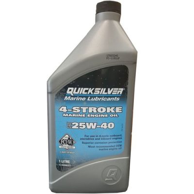 QUICKSILVER 4-STROKE 25W-40 ENGINE OIL 1 lt 92-8M0086223